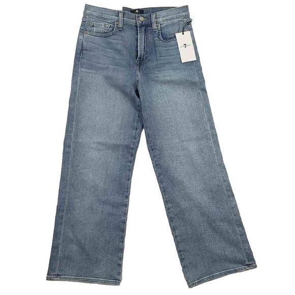 Alexa High Waist Crop Wide Leg Jeans Size 27 - Picture 1 of 9